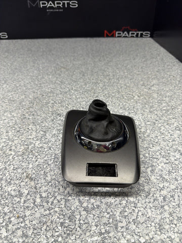 01-06 BMW E46 M3 Center Dome SMG Shift Plate Titan Shadow Grey