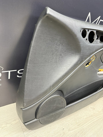 01-06 BMW E46 M3 PASSENGER RIGHT SIDE DOOR PANEL CARD BLACK OEM