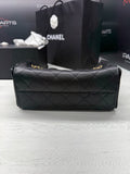 NEW CHANEL Mini 25 Hobo Bag Black Quilted Gold Chain  Women's Shoulder Strap