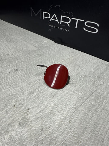 01-06 BMW E46 M3 Rear Tow Hook Eye Cover 2695273 Imola Red