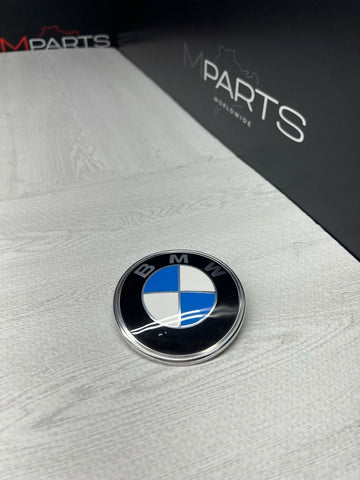 BMW 3 E30 REAR TRUNK LID EMBLEM BADGE 51141872969 1872969 ORIGINAL