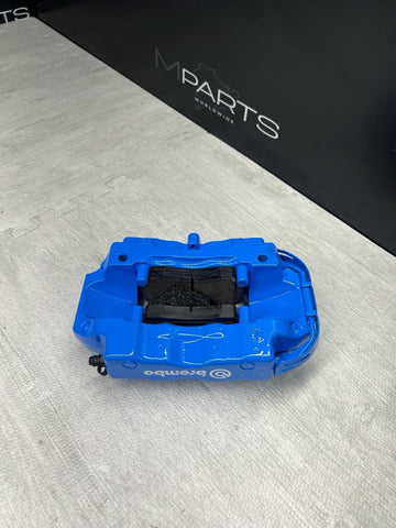 01-13 BMW E46 E90 E92 E93 M3 Brakes Brembo Left Rear Caliper Blue