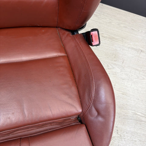 BMW E93 M3 08-13 Passenger Front Seat Fox Red Heated Powered