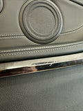 15-20 BMW F83 M4 Convertible S55 Rear Left Driver Black Leather Door Card Panel