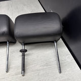 2001-2006 BMW E46 M3 Convertible Black Rear Headrests Head Rests Pair  *Notes*