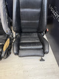 1983-1993 BMW E30 318i 320i 323i 325i Sport Seat Set Black Leather *Notes*