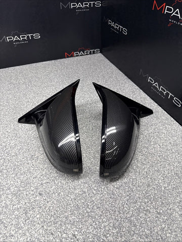 15-20 BMW F82 F83 M4 Mirrors / No Camera / No Lane Assist / Carbon Style Covers
