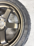 17x9 MATTE BRONZE TE37 STYLE WHEEL RIM HONDA CIVIC EG EK S2000