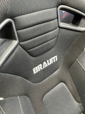 BMW Front BRAUM Sport Seats Black Pair