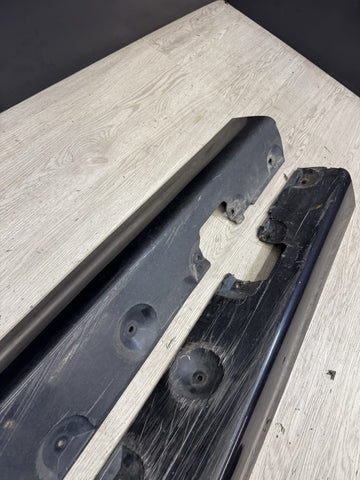 01-06 BMW E46 M3 Rocker Panel Side Skirts OEM Jet Black *Notes*