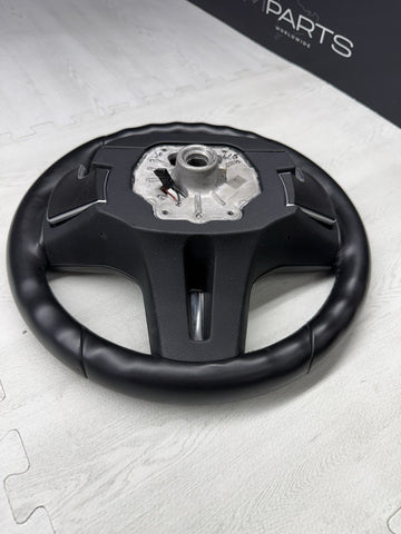 BMW 19-25 M340i 330i G20 M-Sport Front Leather Steering Wheel Complete OEM