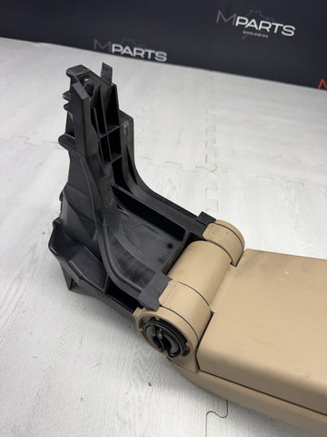 1999-2006 BMW E46 330CI M3 Center Console Armrest Arm Rest Carrier Beige OEM