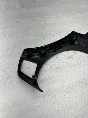 08-13 BMW E90 E92 E93 M3 Lower Steering Wheel Trim Cover Plate Carbon Fiber