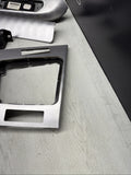 01-06 BMW E46 3 Series M3 Coupe Interior Armrests Trim Set Aluminum *Tab