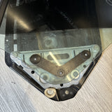 01-06 BMW E46 M3 Convertible Left Driver Rear Regulator Quarter Window Glass