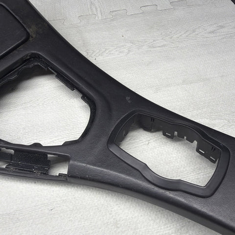 09-13 BMW E93 M3 MANUAL CIC LEATHER CENTER CONSOLE TRIM