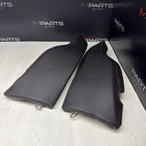 BMW F82 M4 Right Left Rear Black Merino Leather Seat Side Bolsters Pair