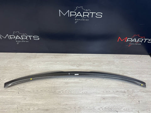 18-23 BMW F90 M5 M550i G30 Rear Trunk Lid Spoiler Lip Carbon Fiber