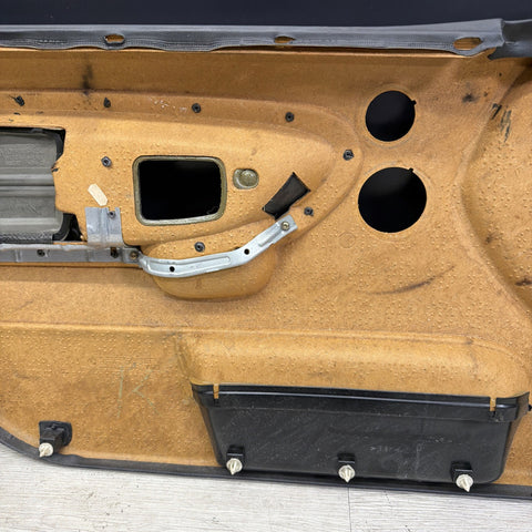 95-99 BMW E36 M3 Sedan Front Right Door Panel Card Black OEM