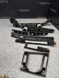 01-06 BMW E46 M3 Convertible Interior Armrests Trim Set Titan Shadow *Notes*