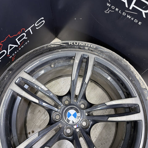 BMW F80 F82 F83 M3 M4 STYLE 437M 19" REAR FORGED ALLOY WHEEL RIM 19x10 OEM