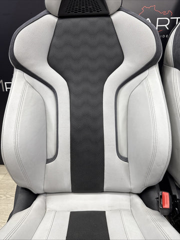 BMW 21-26 G82 G83 M4 Front Merino Silverstone Leather Seats Powered Heated
