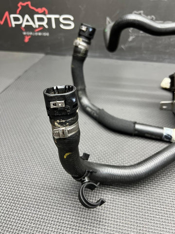FERRARI F8 TRIBUTO COOLING HEATER VALVE BLOCK PIPES HOSES OEM