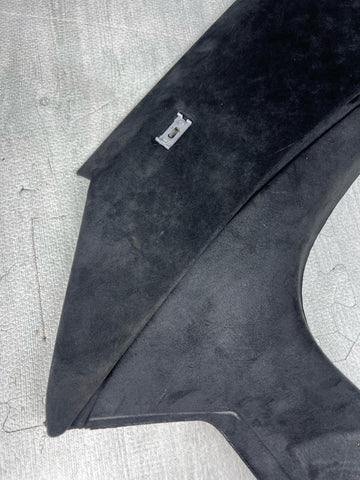 06-10 BMW E60 M5 5 SERIES SEDAN REAR INTERIOR C PILLARS PANELS OEM ALCANTARA