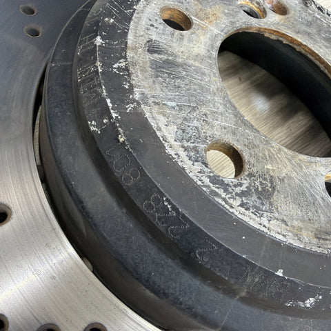 Genuine BMW Z4 M E46 E85 E86 Rear Brake Discs Ventilated Pair 2228802 2228801