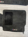 Used Genuine 01-06 BMW E46 M3 Convertible Carpets Floor Mats Black Front & Rear