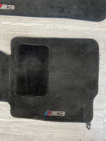 Used Genuine 01-06 BMW E46 M3 Convertible Carpets Floor Mats Black Front & Rear