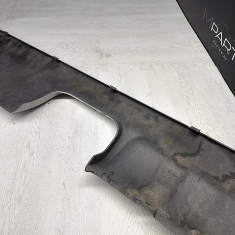 01-06 BMW E46 M3 Rear Bumper Lower Lip Diffuser Trim Panel OEM Titan Silver