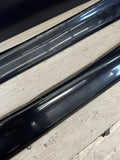94-99 BMW E36 M3 SEDAN SIDE SKIRTS ROCKER PANELS MOLDINGS COSMOS BLACK