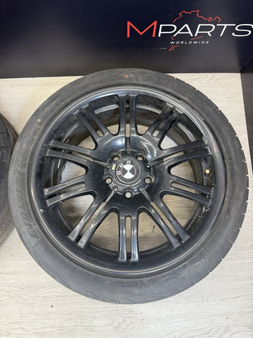01-06 BMW E46 M3 19x9.5 19x8 Style 67 Staggered M Double Spoke Rims Wheels OEM