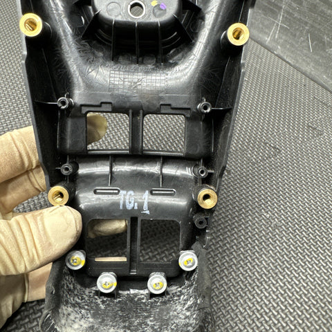 15-19 FERRARI 488 CENTER TUNNEL CONSOLE TRIM PANEL OEM LEATHER