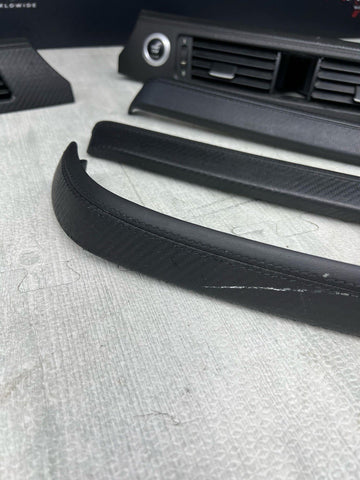 08-11 BMW E90 M3 Interior Trim Set Carbon Leather OEM Genuine