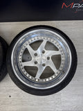 BMW 87-99 E30 E36 M3 RENNEN 17”WHEELS RIMS CHROME SET OF 4