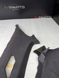 01-06 BMW E46 330CI M3 Coupe Rear C Pillars Trims Panels Black Pair OEM *Notes*