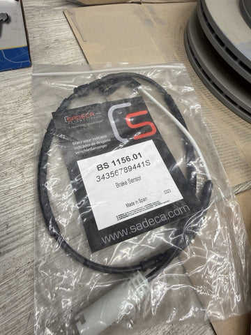 NEW Zimmerman 06-13 BMW E90 E92 E93 328i 335i Brake Discs Rotors Pads Sensors