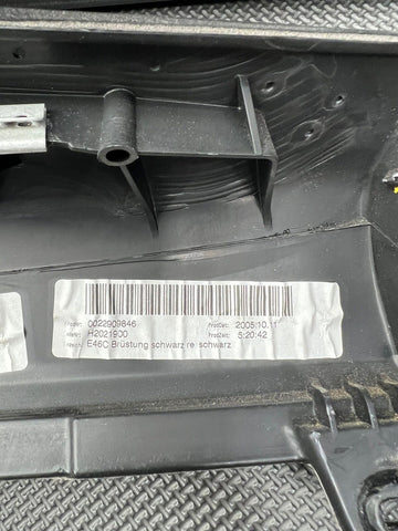 08-13 BMW E93 328 335 M3 Convertible Rear Lateral Covers Trims Panels Black OEM