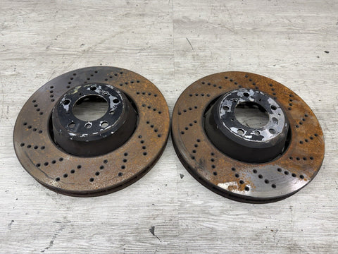 06-10 BMW E60 E63 E64 M5 M6 FRONT BRAKES DISCS ROTORS