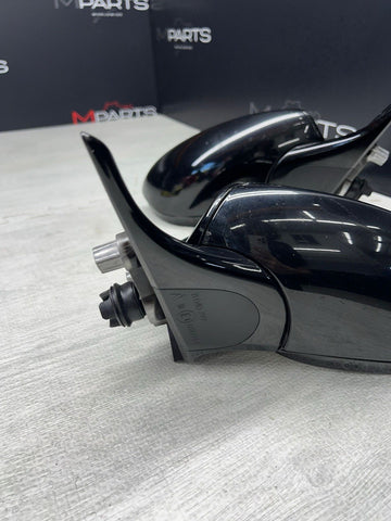08-13 BMW E92 E93 M3 Folding Mirrors Gloss Black Trims + Glass / Black Covers