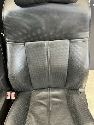 06-10 BMW E60 M5 Interior Front Seats Black Complete Powered