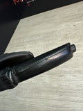 00-03 BMW E39 M5 E BRAKE EMERGENCY PARKING HANDLE BOOT LEATHER MECHANISM 1163963