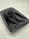 BMW E46 323 325 330 M3 Leather Shift Shifter Boot Cover + Ring 25117919219