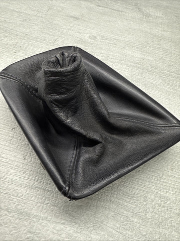 BMW E46 323 325 330 M3 Leather Shift Shifter Boot Cover + Ring 25117919219
