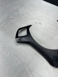 08-13 BMW E90 E92 E93 M3 Lower Steering Wheel Trim Cover Plate Black