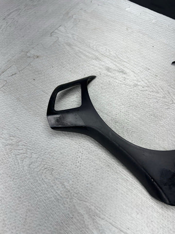 08-13 BMW E90 E92 E93 M3 Lower Steering Wheel Trim Cover Plate Black