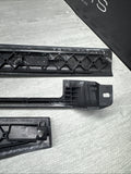 01-06 BMW E46 325 330 M3 Headlight Switch Radio Dash Trims OEM Painted Black