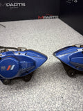 BMW 15-20 F80 F82 F83 M3 M4 Rear Brake Calipers OEM Blue